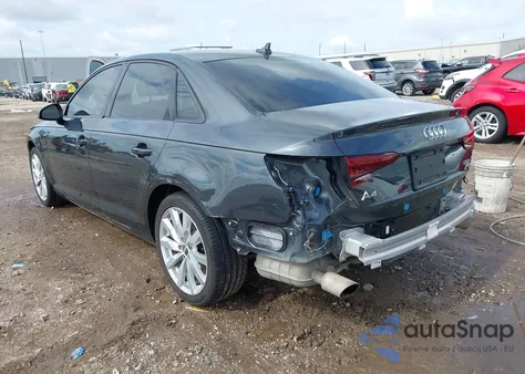 2018 Audi A4 2.0T Ultra Premium from USA, damaged, VIN WAUKMAF47JA086557